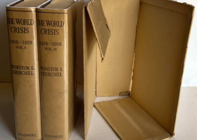 Damaged by Roadrunner Restoration - The World Crisis by Winston Churchill - 2 vols in Slipcase