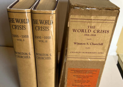 Damaged by Roadrunner Restoration - The World Crisis by Winston Churchill - 2 vols in Slipcase