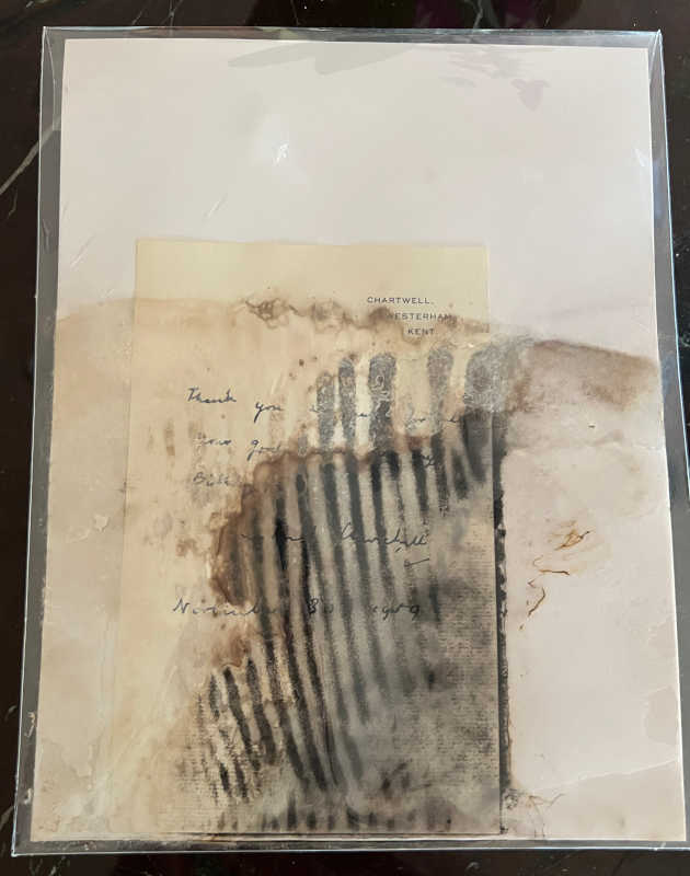 Moldy Churchill Letter Returned by Frsteam